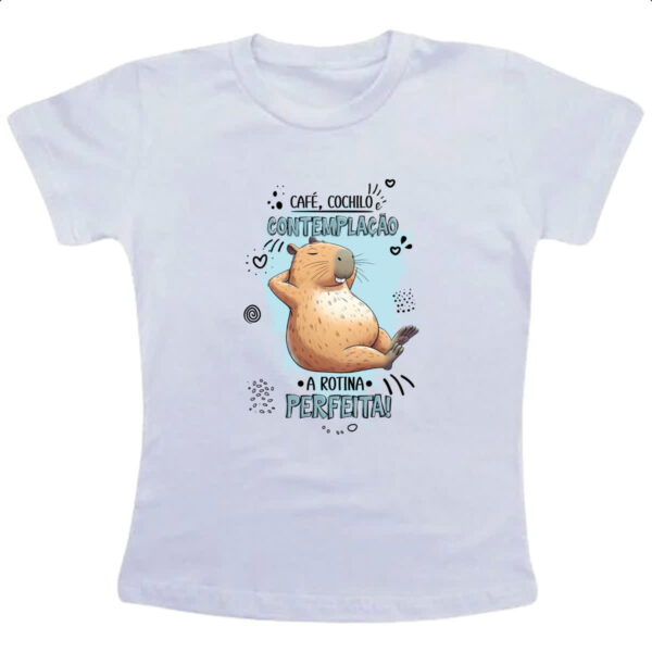 Camiseta Infanto Juvenil Capirava rotina perfeita