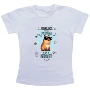 Camiseta Infanto Juvenil Capivara correria