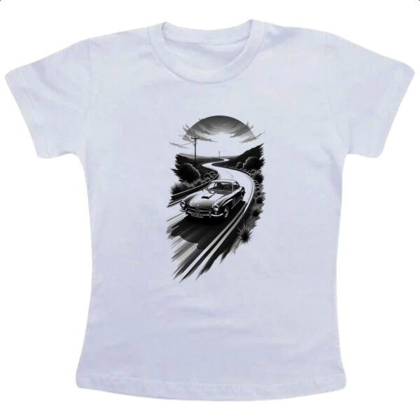 Camiseta Infanto Juvenil Mercedez sunset tatoo art