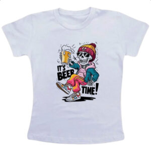 Camiseta Infanto Juvenil E a hora da cerveja