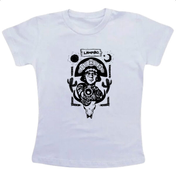 Camiseta Infanto Juvenil Lampiao rei do cangaco