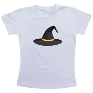 Camiseta Infanto Juvenil Chapeu de bruxa