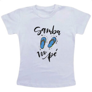 Camiseta Infanto Juvenil Samba no pe
