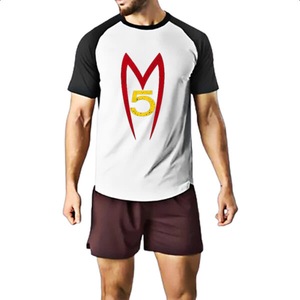 Camiseta Raglan Speed Race Mach 5 vintage - Imagem 2