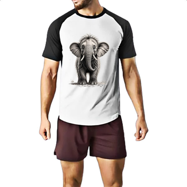 Camiseta Raglan Bebe Mamute - Imagem 2