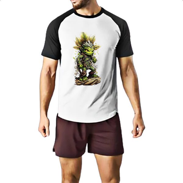 Camiseta Raglan Duende das folhas - Imagem 2