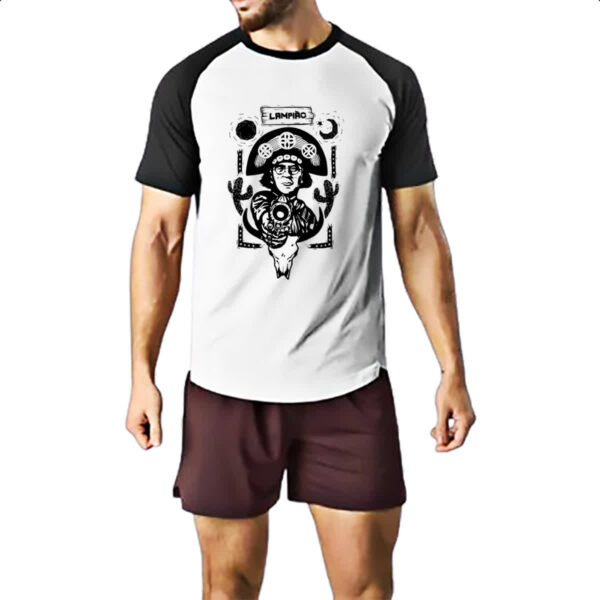 Camiseta Raglan Lampiao rei do cangaco - Imagem 2