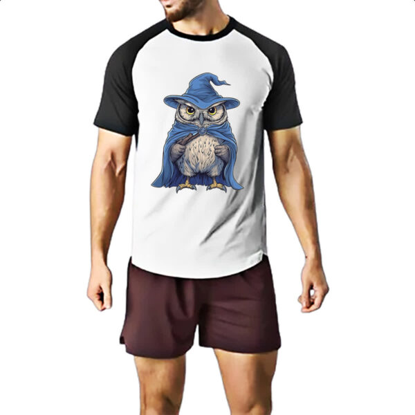 Camiseta Raglan Mago Coruja - Imagem 2