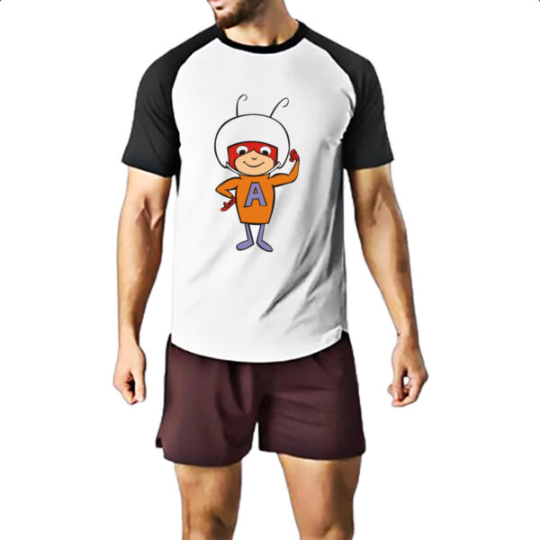 Camiseta Raglan Nostalgia Formiga Atomica Muque - Imagem 2