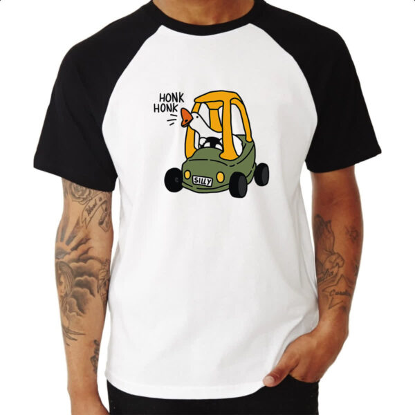 Camiseta Raglan Ganso motorista - Imagem 3