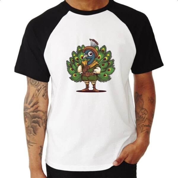 Camiseta Raglan Pavao Escoteiro - Imagem 3