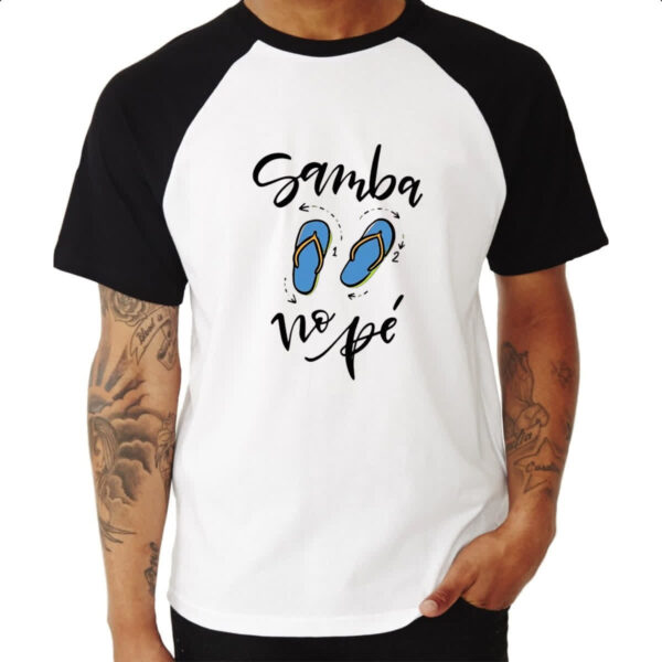 Camiseta Raglan Samba no pe - Imagem 3