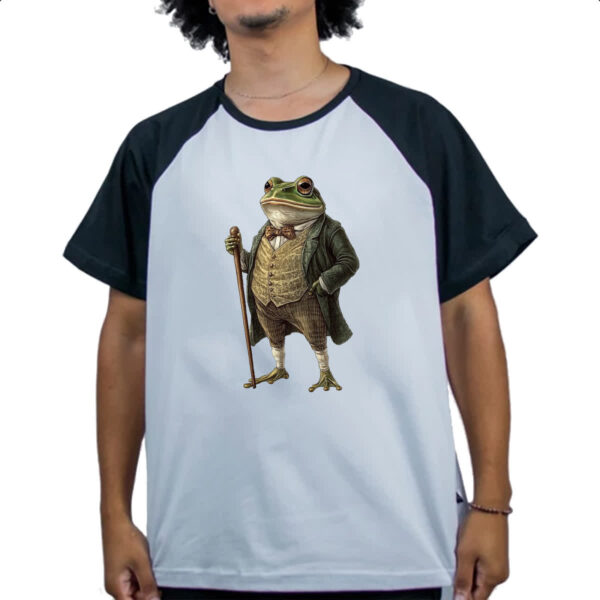 Camiseta Raglan Sapo aristrocata - Imagem 4