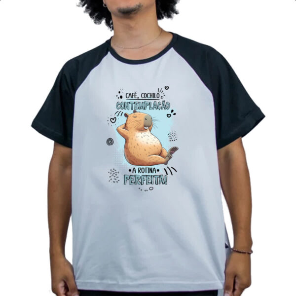 Camiseta Raglan Capirava rotina perfeita - Imagem 4
