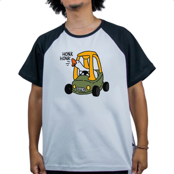 Camiseta Raglan Ganso motorista - Imagem 4