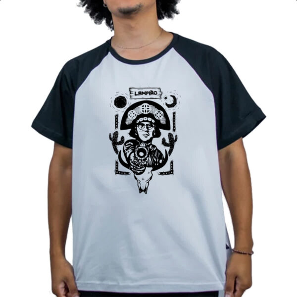 Camiseta Raglan Lampiao rei do cangaco - Imagem 4