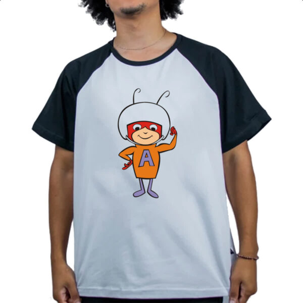 Camiseta Raglan Nostalgia Formiga Atomica Muque - Imagem 4