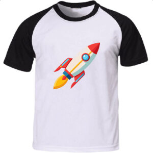 Camiseta Raglan Foquete brinquedo infantil