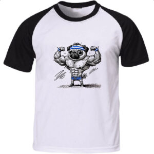 Camiseta Raglan Pug Maromba
