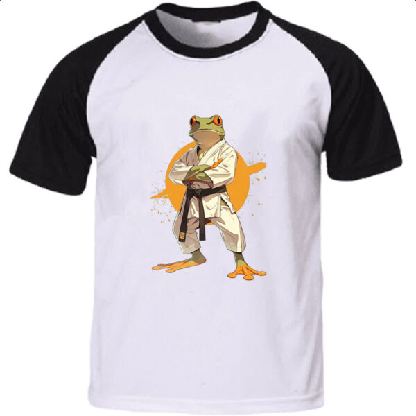Camiseta Raglan Sapo Judoca