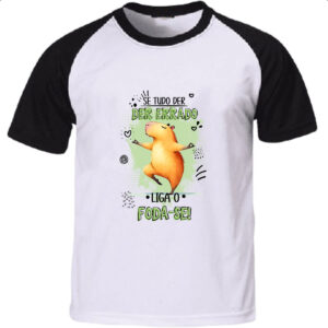 Camiseta Raglan Capivara liga o F