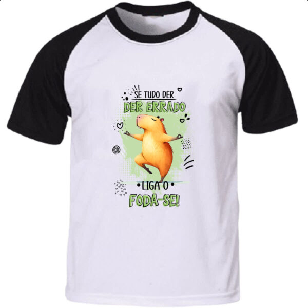 Camiseta Raglan Capivara liga o F