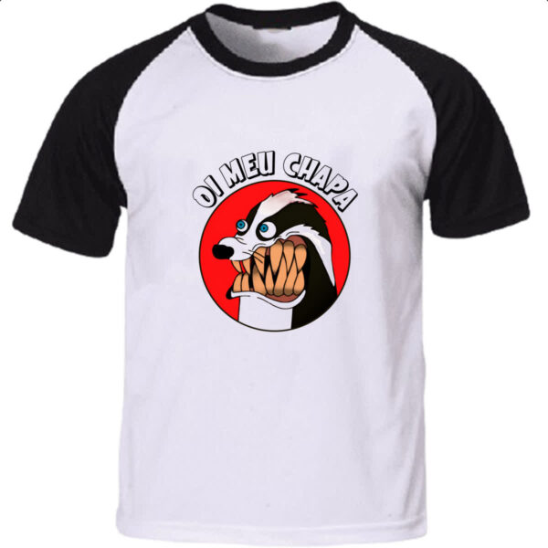 Camiseta Raglan Oi meu chapa