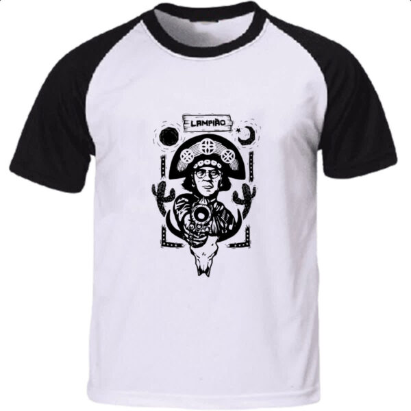 Camiseta Raglan Lampiao rei do cangaco