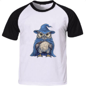 Camiseta Raglan Mago Coruja