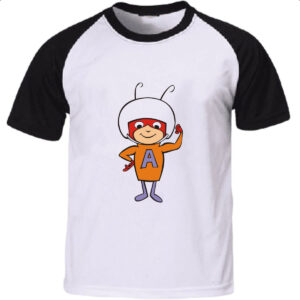 Camiseta Raglan Nostalgia Formiga Atomica Muque