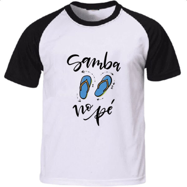 Camiseta Raglan Samba no pe