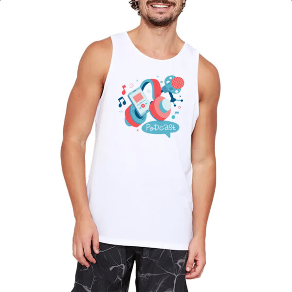 Camiseta Regata Podcast elementos - Imagem 2