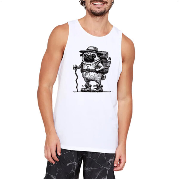 Camiseta Regata Pug aventureiro - Imagem 2