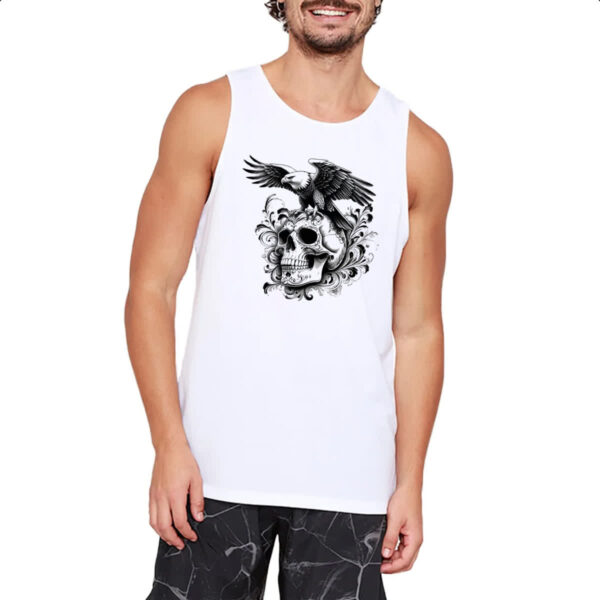 Camiseta Regata Aguia Pousada na Caveira - Imagem 2