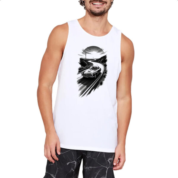 Camiseta Regata Mercedez sunset tatoo art - Imagem 2