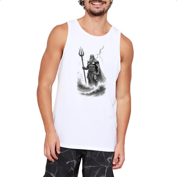 Camiseta Regata Poseidon esboco a lapis - Imagem 2