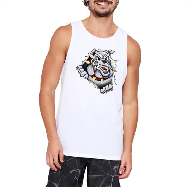 Camiseta Regata Bulldog rasgando a camisa - Imagem 2