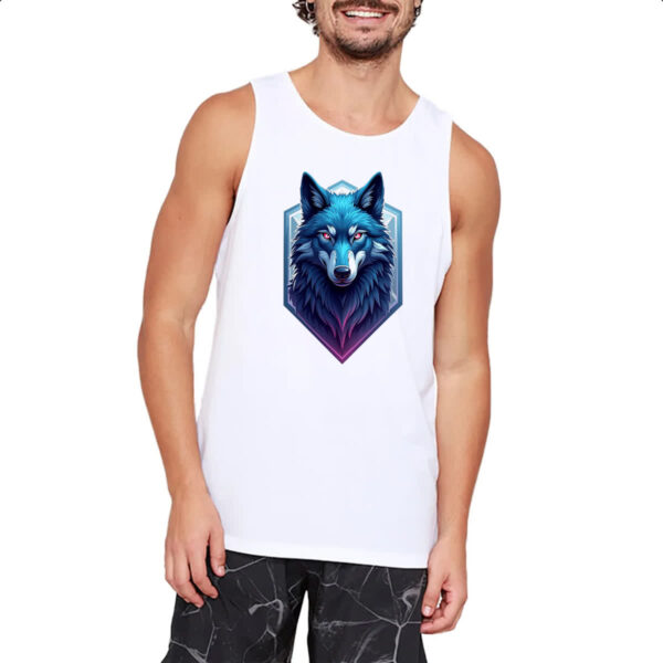 Camiseta Regata Lobo Azul Logo - Imagem 2