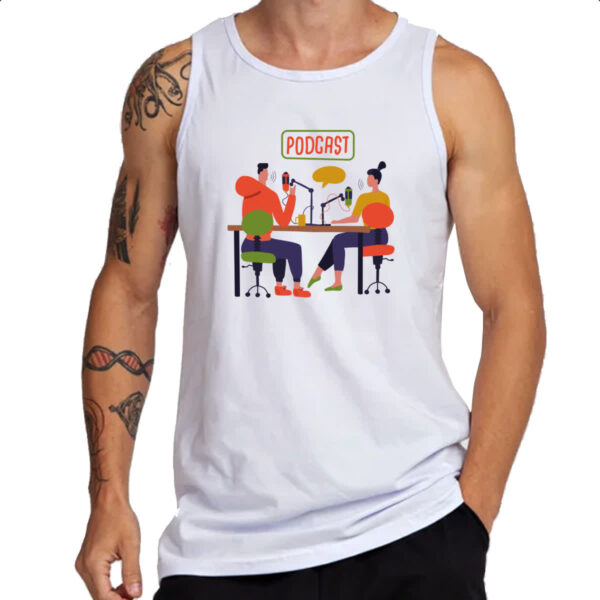 Camiseta Regata Podcast estudio - Imagem 3