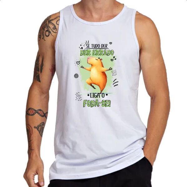 Camiseta Regata Capivara liga o F - Imagem 3