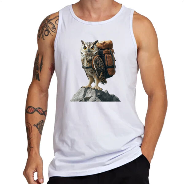 Camiseta Regata Coruja aventureira - Imagem 3