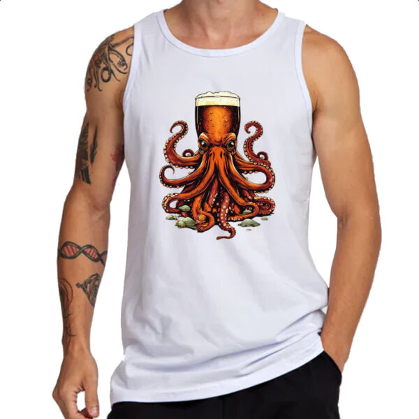 Camiseta Regata Beer Octopus - Imagem 3