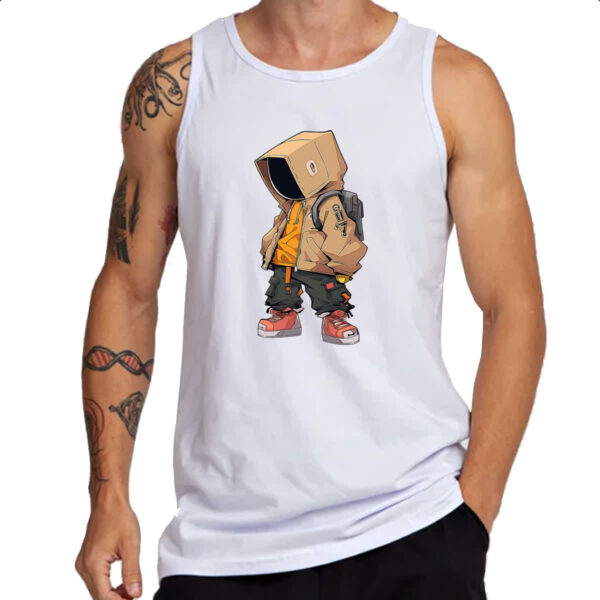 Camiseta Regata Crianca astronauta Hip Hop - Imagem 3