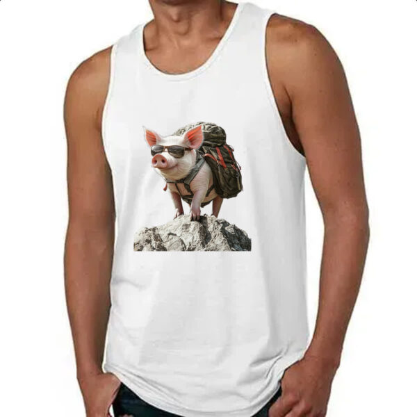 Camiseta Regata Porco aventureiro - Imagem 4