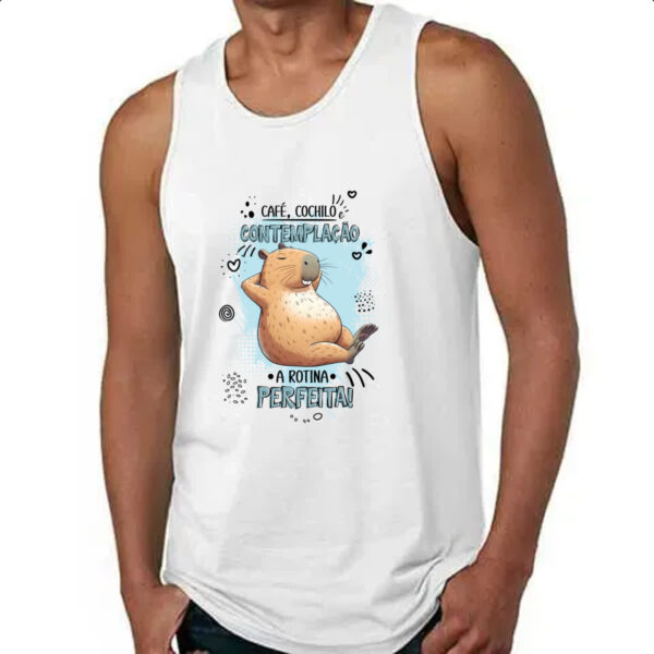 Camiseta Regata Capirava rotina perfeita - Imagem 4