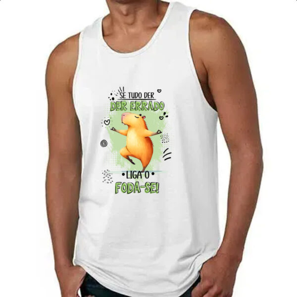 Camiseta Regata Capivara liga o F - Imagem 4