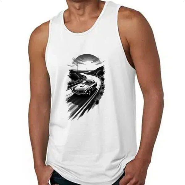 Camiseta Regata Mercedez sunset tatoo art - Imagem 4