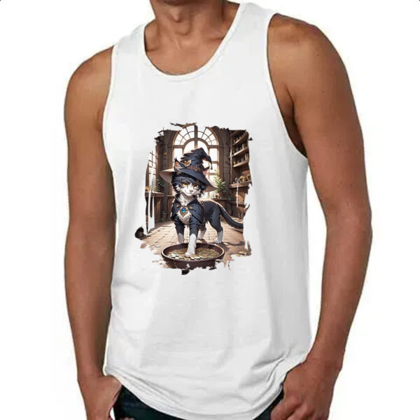 Camiseta Regata Gato Bruxo da Fortuna - Imagem 4