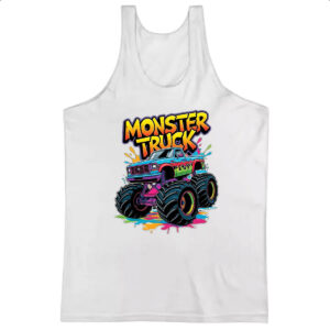 Camiseta Regata Monster Truck Splash Art