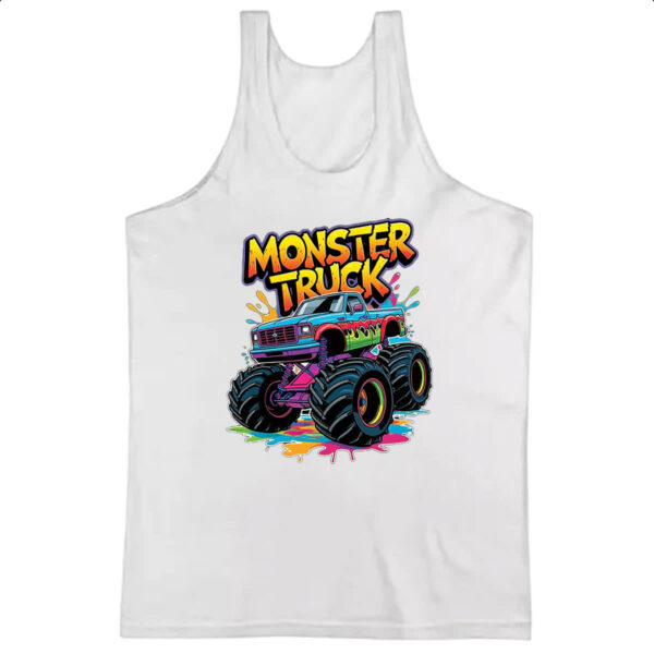 Camiseta Regata Monster Truck Splash Art